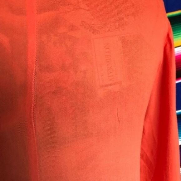 Anthro Cloth & Stone Night Fade Ombre Button Down - Picture 8 of 8